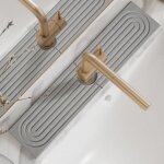 Tapis absorbant pour robinet de cuisine, protection contre les �claboussures en terre de diatom�e pour ...