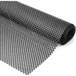 [jamais utilis�] tapis antid�rapant polyvalent, 50cm x 200cm pvc tapis anti d�rapant doublure d'�tag�re ...
