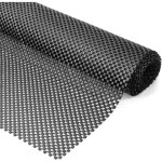 Tapis antid�rapant polyvalent, 50cm x 200cm pvc, noir, anti d�rapant, doublure d'�tag�re de tiroir, tapis ...