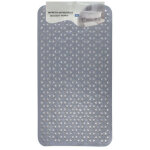 Tapis antid�rapante baignoire grise g�om�trique pour la baignoire 40x74cm 10799