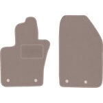 Tapis avant beiges pour : fiat 500x crossover (2014 - 2018)