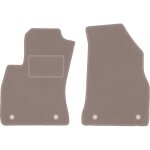 Tapis avant beiges pour : fiat doblo ii 0 (2009 - 2020)