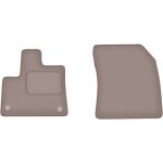 Tapis avant beiges pour opel combo e life 7 places (2018 - )