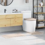 Tapis de bain 3 pcs crme 50 x 50 cm polypropylne