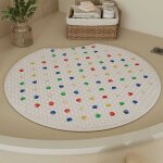 Tapis de bain antid�rapant pour baignoire et douche, 55x55cm, antid�rapant, massage des pieds