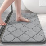 Tapis de bain antid�rapant, mousse � m�moire de forme douce, absorbant, lavable en machine ? 40 x 60 ...
