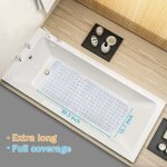 Tapis de bain, tapis de bain antid�rapant pour salle de bain, lavable en machine, id�al pour les enfants, ...