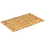 Tapis de bain en bambou, 60x40 cm, caillebotis pour sauna, douche, intrieur et extrieur, enroulable, ...
