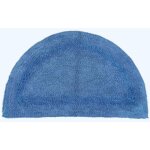 Tapis de bain demi - lune en coton, 50 x 80 cm ? bleu cobalt - homescapes