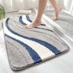 Tapis de bain gris - tapis de salle de bain - tapis - tapis de bain - tapis de salle de bain - tapis ...