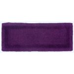 Tapis de bain long en coton, 40 x 100 cm ? prune - homescapes