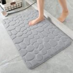 Tapis de bain en mousse � m�moire de forme - tapis de douche absorbant - tapis de bain - tapis d�coratif ...
