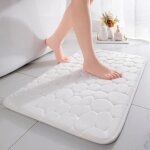 Tapis de bain en mousse � m�moire de forme - tapis de douche absorbant - tapis de bain d�coratif - tapis ...