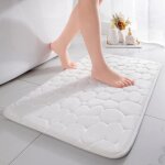 Tapis de bain en mousse  mmoire de forme, tapis de douche absorbant, tapis de bain dcoratif, tapis ...