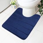 Tapis de bain en mousse � m�moire de forme - doux - absorbant - pour toilettes et salles de bain, 50 ...