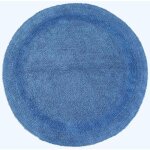 Homescapes tapis de bain rond en coton, 80 cm ? bleu cobalt