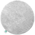 Tapis de bain sky, tapis de salle de bain rond blanc 95 cm de diamètre Tapis de bain sky, tapis de salle de bain rond blanc 95 cm de diamètre