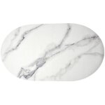 Tapis de bain ultra absorbant epure 60x110 cm marbre blanc Tapis de bain ultra absorbant epure 60x110 cm marbre blanc