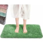 Tapis de bain vert 40 x 60 cm, tapis de bain antidrapant et lavable, tapis de bain avec tapis de bain ...