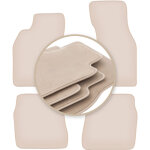 Tapis beige premium pour : audi a6 c5 4. 2l berline, break, avant 1997 - 2004