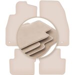 Tapis beiges premium pour : opel corsa d hayon 2006 - 2015