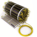 Hora - tapis de cable chauffant electrique 500w pour chauffage au sol 4m2 avec thermostat