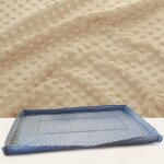 Tapis pour cage  cochon d'inde ou hrisson 100x50 impermable beige