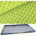 Tapis pour cage  cochon d'inde ou hrisson, 100x50, impermable, vert clair