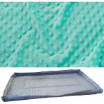 Tapis pour cage cochon d'inde ou hrisson 140x70 impermable menthe