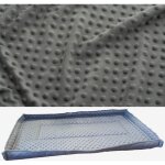 Tapis pour cage à cochon d'inde ou lapin, 120x90, imperméable, gris foncé Tapis pour cage à cochon d'inde ou lapin, 120x90, imperméable, gris foncé