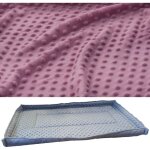 Tapis pour cage � cochon d'inde ou lapin, 120x90, imperm�able, rose sale