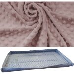 Tapis pour cage � cochon d'inde ou lapin, 145x110, imperm�able, rose poudr�