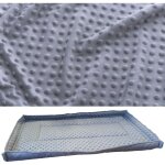 Tapis pour cage  cochon d'inde ou lapin, 80x50, impermable, gris