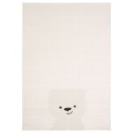 Dcoweb - tapis chambre d'enfant - petit ourson - crme - 120 x 170 cm