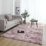 Tapis chambre shaggy tapis pour salon tapis de sol grand pour couloir soft tapis � poils longs moelleux ...