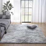 Tapis chambre shaggy tapis pour salon shaggy tapis de sol grand pour couloir soft tapis � poils longs ...