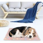 Tapis chaud � motif d'os pour chien et chat, couverture, coussin de lit pour l'automne et l'hiver (40 ...