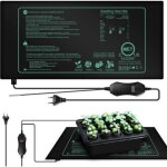 Tapis chauffant pour plantes avec thermostat, tapis chauffant avec thermostat, tapis chauffant num�rique ...