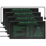 Tapis chauffant pour semis coussin chauffant pour serre, tapis chauffant impermable pour la germination ...