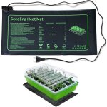 Tapis chauffant pour semis germination, matriel pour serre et semis ip67 impermable, 20 watts, nappe ...
