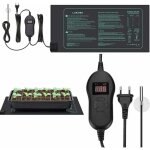 Tapis chauffant, tapis chauffant pour semis avec thermostat et sonde ntc, tanche ip67, 30 watts, idal ...