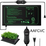 Tapis chauffant, tapis chauffant pour semis avec thermostat et sonde ntc, tanche ipx4, 50 watts, idal ...