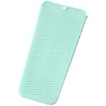 Tapis chauffant en silicone, pochette pour outils de coiffure, pour fers  friser, lisseurs, fers plats, ...