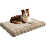 Tapis pour chien orthop�dique confortable avec tissu peluche doux, coussin chien d�houssable et lavable ...