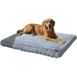 Tapis pour chien orthop�dique confortable avec tissu peluche doux, coussin chien d�houssable et lavable ...