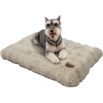 Tapis pour chien orthopdique confortable avec tissu peluche doux, coussin chien dhoussable et lavable ...