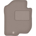 Tapis conducteur beige pour : kia carens iii 7 places (2006 - 2010)