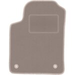 Tapis conducteur beige pour : lancia delta iii  hayon (2008 - 2014)