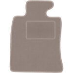 Tapis conducteur beige pour : mini cooper ii r57 cabriolet (2006 - 2013)