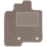 Tapis conducteur beige pour : mitsubishi pajero iv court (2006 - 2018)